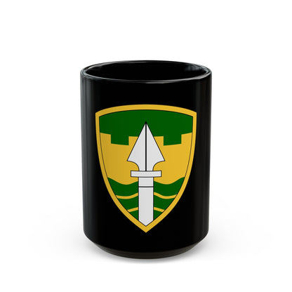 43rd Military Police Brigade (U.S. Army) Black Coffee Mug-15oz-The Sticker Space