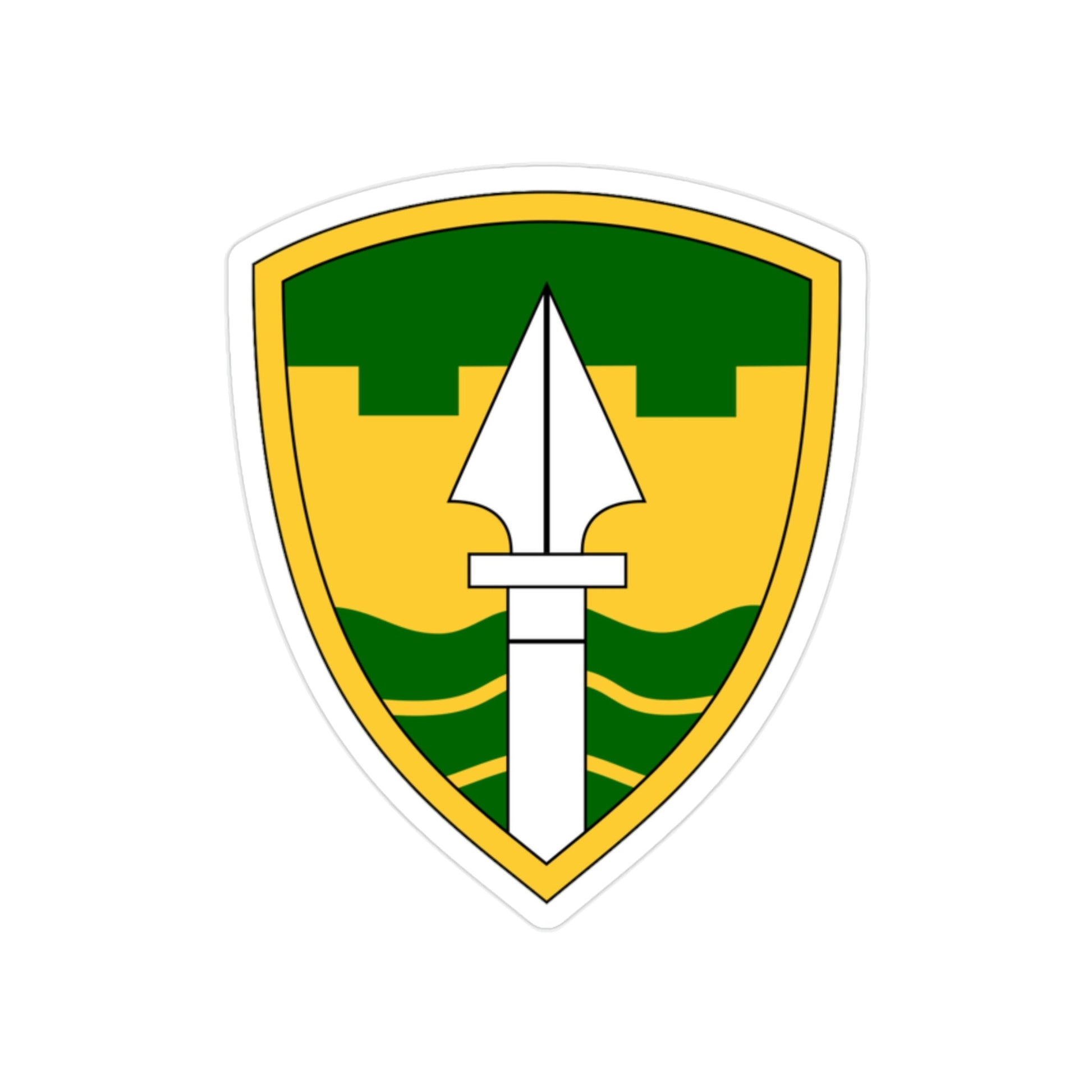 43rd Military Police Brigade (U.S. Army) Transparent STICKER Die-Cut Vinyl Decal-2 Inch-The Sticker Space