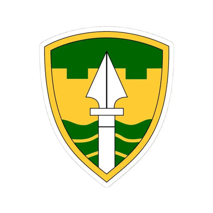 43rd Military Police Brigade (U.S. Army) STICKER Vinyl Kiss-Cut Decal 4 Inch White - The Sticker Space