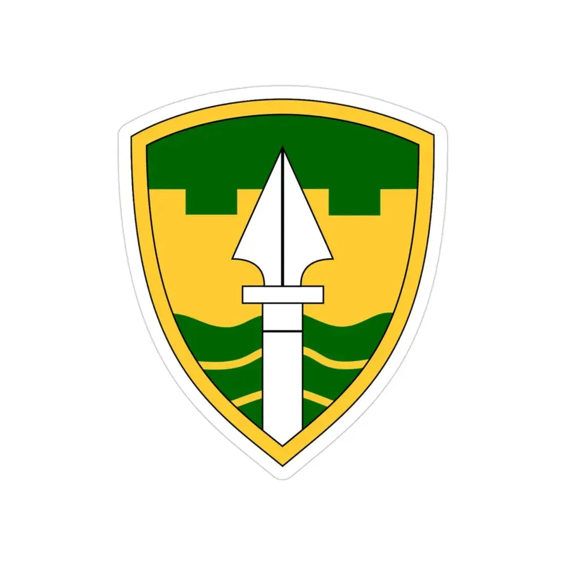 43rd Military Police Brigade (U.S. Army) Transparent STICKER Die-Cut Vinyl Decal - The Sticker Space