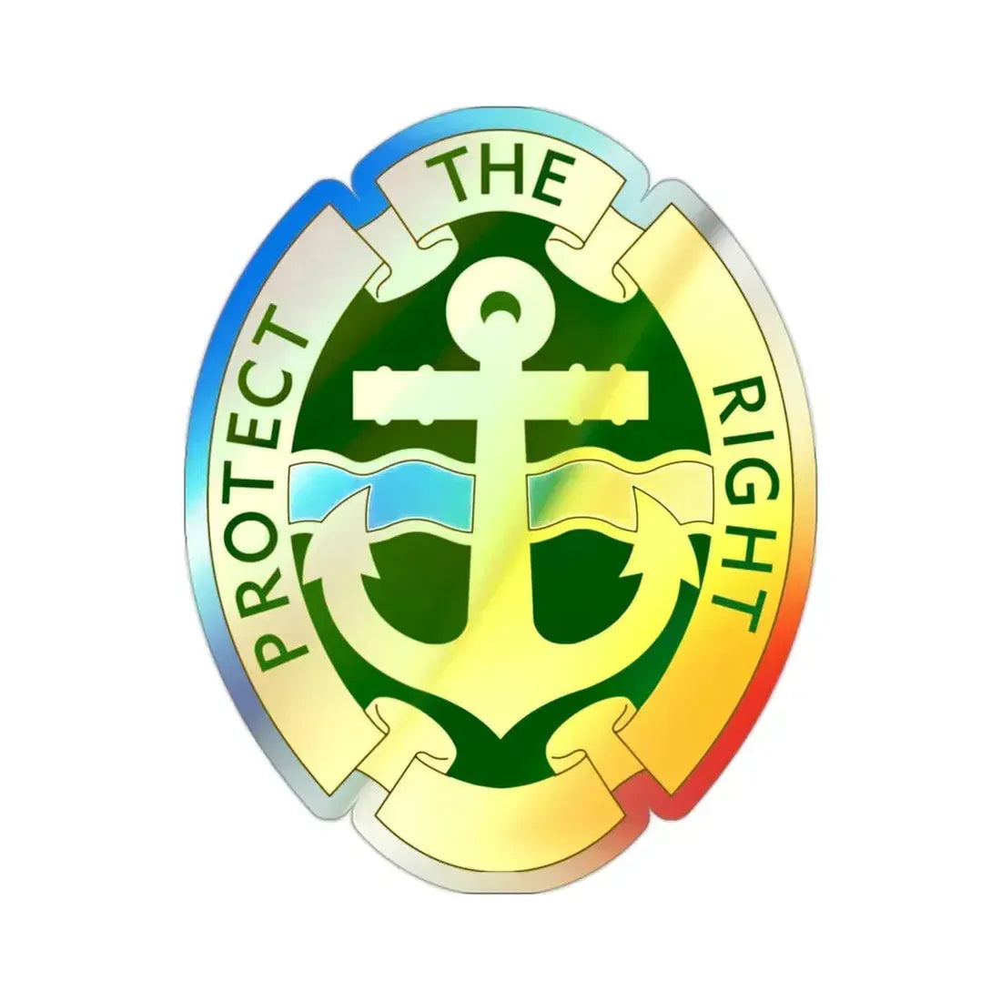 43rd Military Police Brigade v2 (U.S. Army) Holographic STICKER Die-Cut Vinyl Decal - The Sticker Space