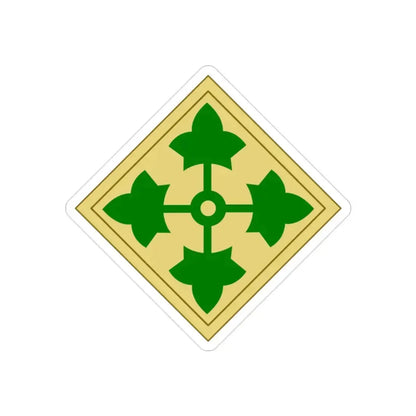 43rd Sustainment Brigade 2 (U.S. Army) REVERSE PRINT Transparent Die-Cut STICKER 2 Inch Die-Cut Transparent - The Sticker Space