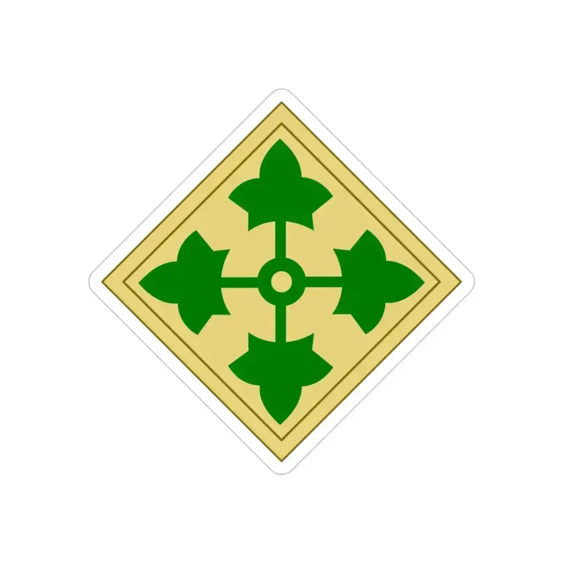 43rd Sustainment Brigade 2 (U.S. Army) REVERSE PRINT Transparent Die-Cut STICKER 4 Inch Die-Cut Transparent - The Sticker Space