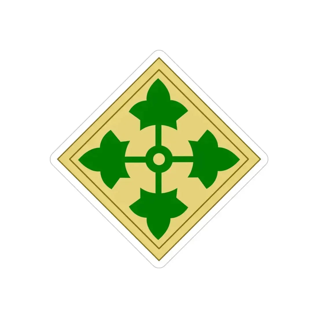 43rd Sustainment Brigade 2 (U.S. Army) REVERSE PRINT Transparent Die-Cut STICKER 5 Inch Die-Cut Transparent - The Sticker Space