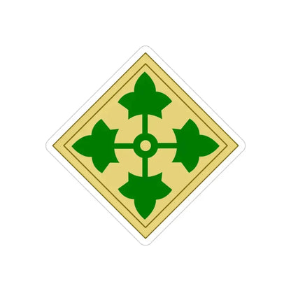 43rd Sustainment Brigade 2 (U.S. Army) REVERSE PRINT Transparent Die-Cut STICKER 5 Inch Die-Cut Transparent - The Sticker Space