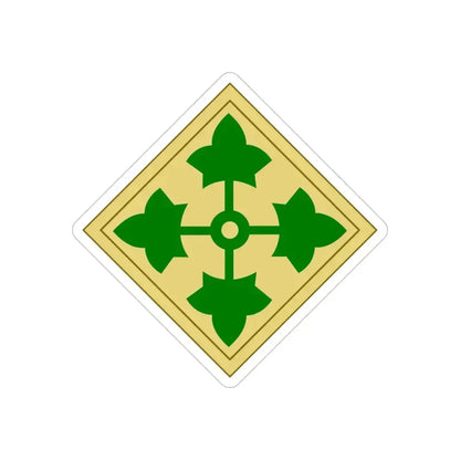 43rd Sustainment Brigade 2 (U.S. Army) REVERSE PRINT Transparent Die-Cut STICKER 6 Inch Die-Cut Transparent - The Sticker Space