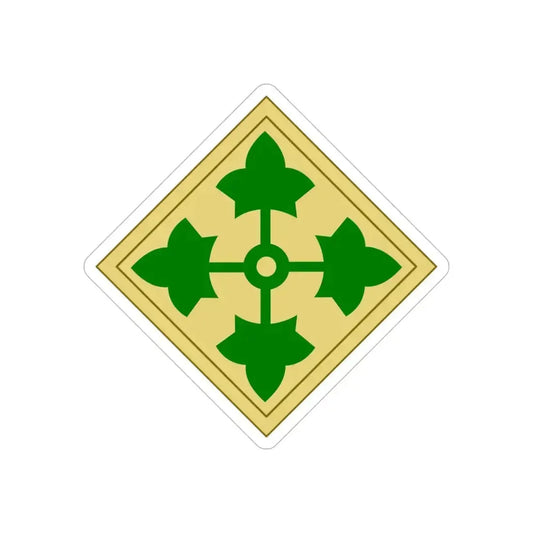 43rd Sustainment Brigade 2 (U.S. Army) REVERSE PRINT Transparent Die-Cut STICKER 6 Inch Die-Cut Transparent - The Sticker Space