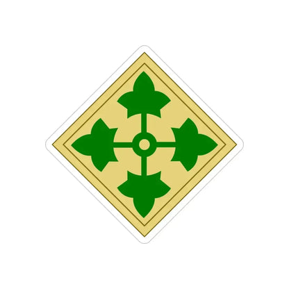 43rd Sustainment Brigade 2 (U.S. Army) REVERSE PRINT Transparent Die-Cut STICKER - The Sticker Space