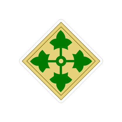 43rd Sustainment Brigade 2 (U.S. Army) REVERSE PRINT Transparent Die-Cut STICKER - The Sticker Space