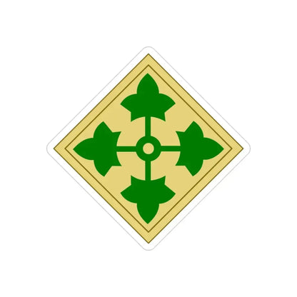 43rd Sustainment Brigade 2 (U.S. Army) REVERSE PRINT Transparent Die-Cut STICKER - The Sticker Space