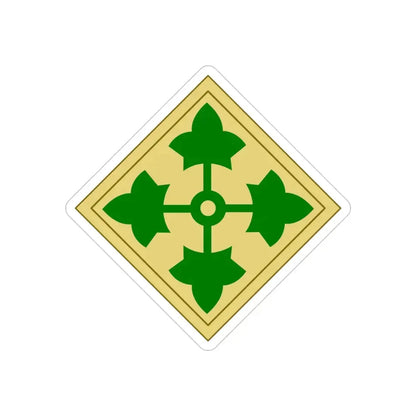 43rd Sustainment Brigade 2 (U.S. Army) REVERSE PRINT Transparent Die-Cut STICKER - The Sticker Space