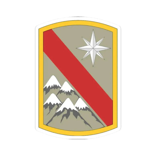 43rd Sustainment Brigade 3 (U.S. Army) STICKER Vinyl Kiss-Cut Decal 2 Inch White - The Sticker Space