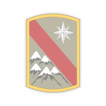 43rd Sustainment Brigade 3 (U.S. Army) STICKER Vinyl Kiss-Cut Decal 3 Inch Transparent - The Sticker Space
