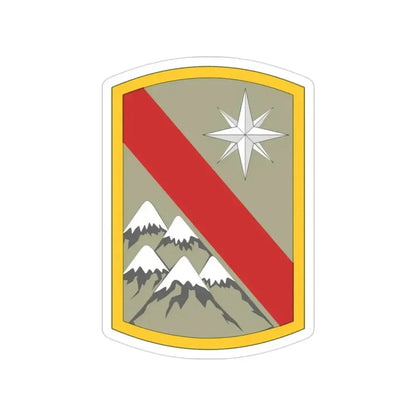 43rd Sustainment Brigade 3 (U.S. Army) Transparent STICKER Die-Cut Vinyl Decal 3 Inch - The Sticker Space