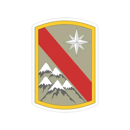 43rd Sustainment Brigade 3 (U.S. Army) Transparent STICKER Die-Cut Vinyl Decal 3 Inch - The Sticker Space