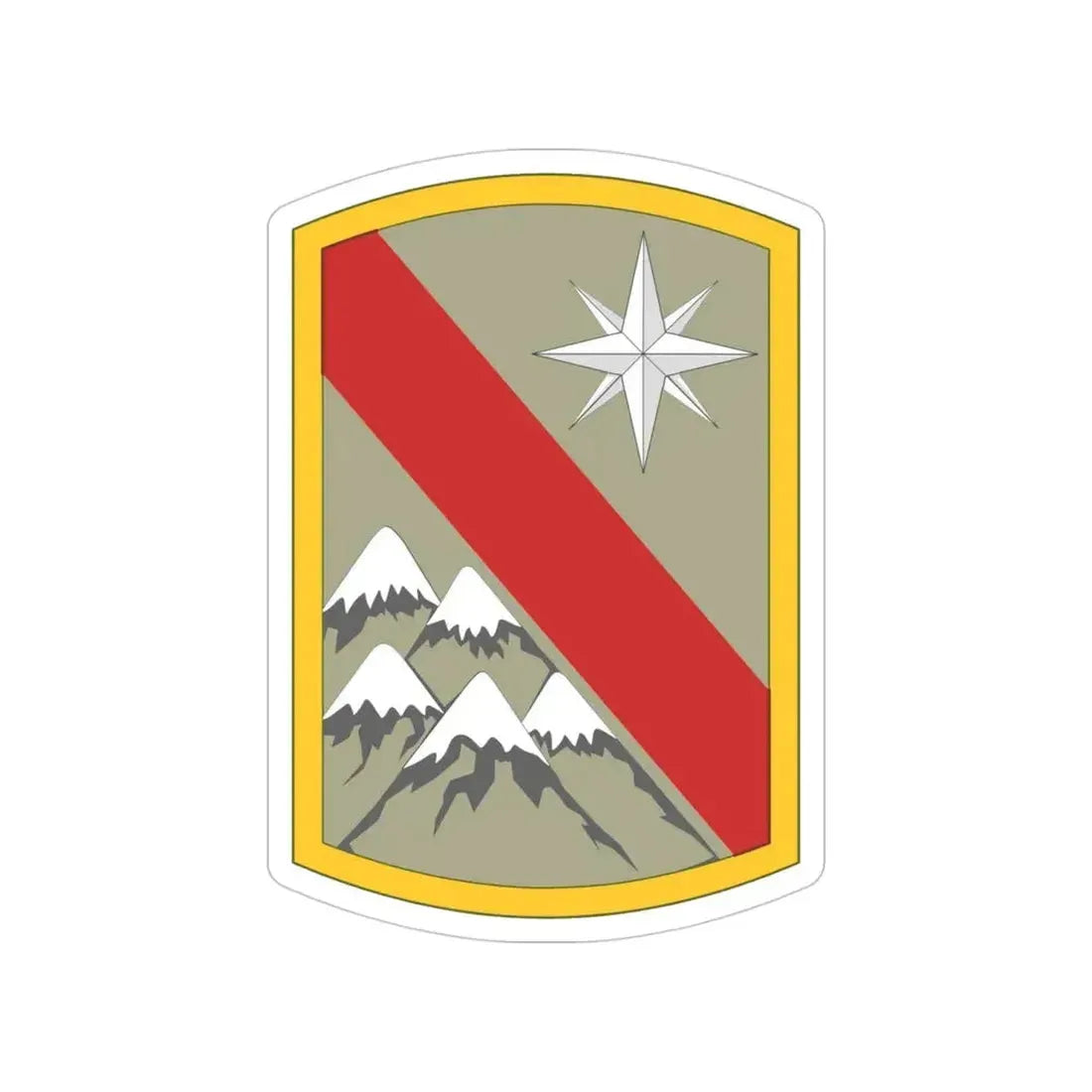 43rd Sustainment Brigade 3 (U.S. Army) Transparent STICKER Die-Cut Vinyl Decal - The Sticker Space