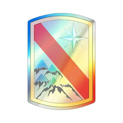 43rd Sustainment Brigade v3 (U.S. Army) Holographic STICKER Die-Cut Vinyl Decal - The Sticker Space