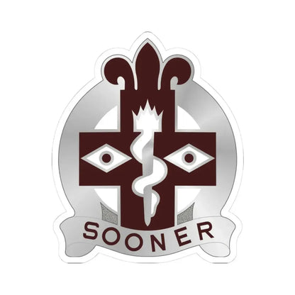 44 Evacuation Hospital (U.S. Army) STICKER Vinyl Kiss-Cut Decal 3 Inch White - The Sticker Space