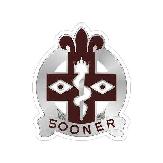 44 Evacuation Hospital (U.S. Army) Transparent STICKER Die-Cut Vinyl Decal 6 Inch - The Sticker Space