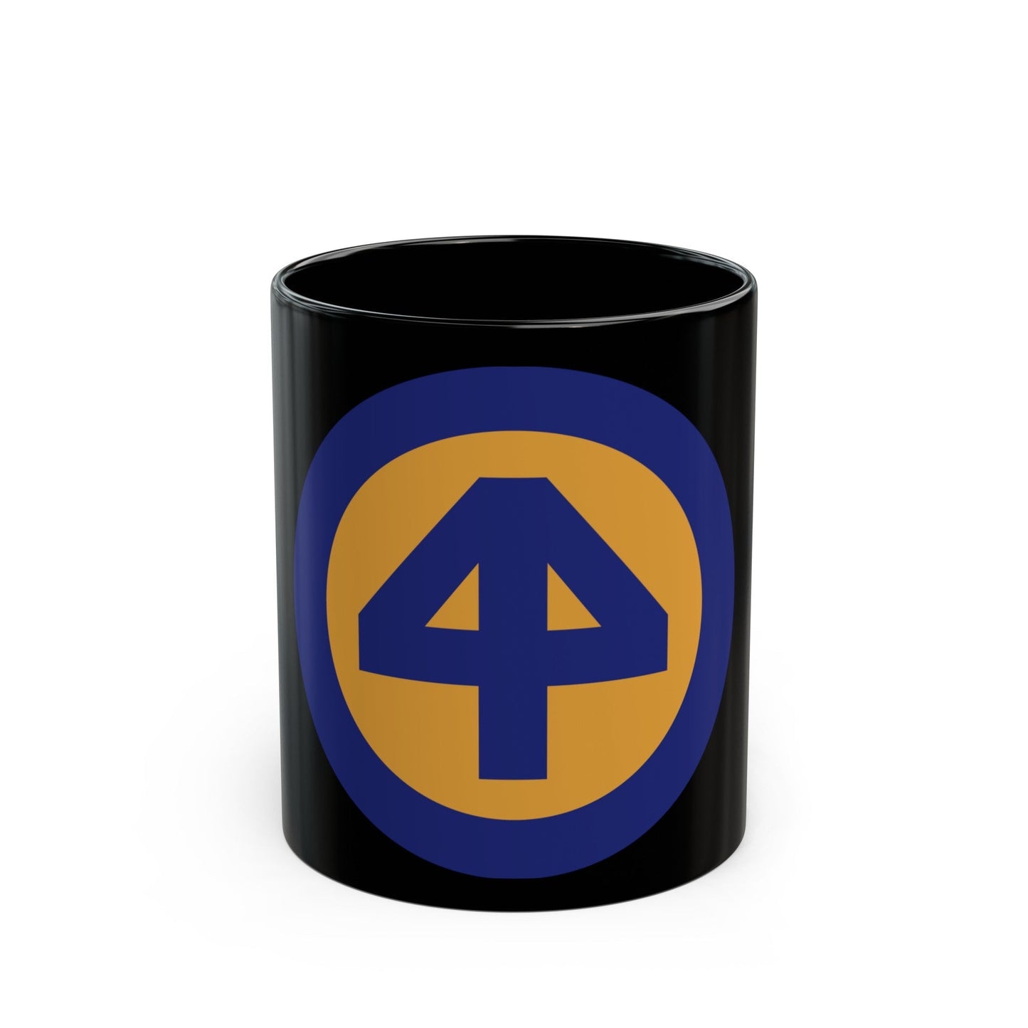 44 INF DIV SSI (U.S. Army) Black Coffee Mug-11oz-The Sticker Space