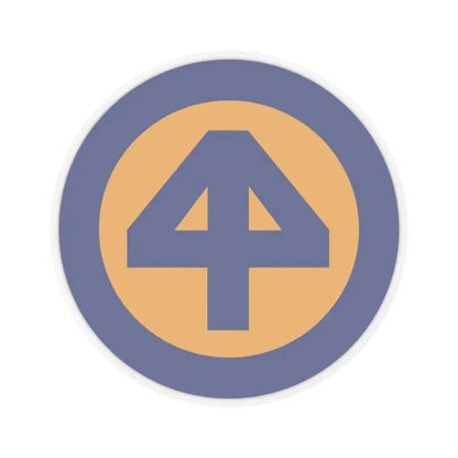 44 INF DIV SSI (U.S. Army) STICKER Vinyl Kiss-Cut Decal 2 Inch Transparent - The Sticker Space