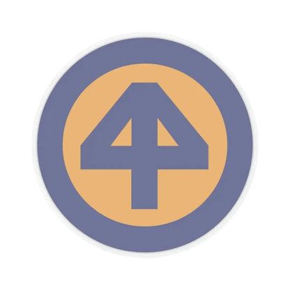 44 INF DIV SSI (U.S. Army) STICKER Vinyl Kiss-Cut Decal 4 Inch Transparent - The Sticker Space