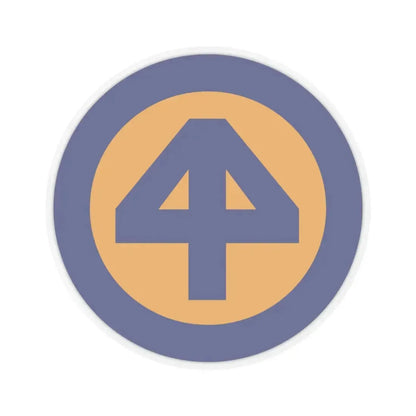 44 INF DIV SSI (U.S. Army) STICKER Vinyl Kiss-Cut Decal 6 Inch Transparent - The Sticker Space