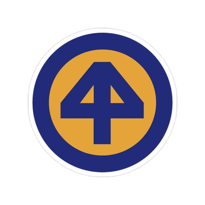 44 INF DIV SSI (U.S. Army) Transparent STICKER Die-Cut Vinyl Decal 2 Inch - The Sticker Space