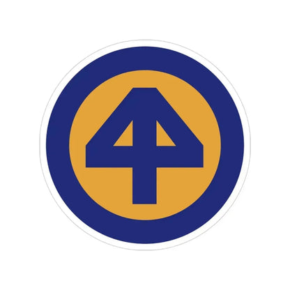 44 INF DIV SSI (U.S. Army) Transparent STICKER Die-Cut Vinyl Decal 3 Inch - The Sticker Space