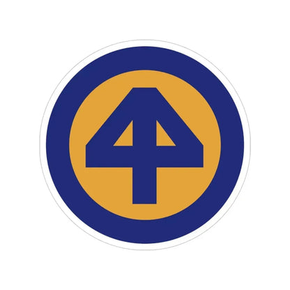 44 INF DIV SSI (U.S. Army) Transparent STICKER Die-Cut Vinyl Decal 4 Inch - The Sticker Space