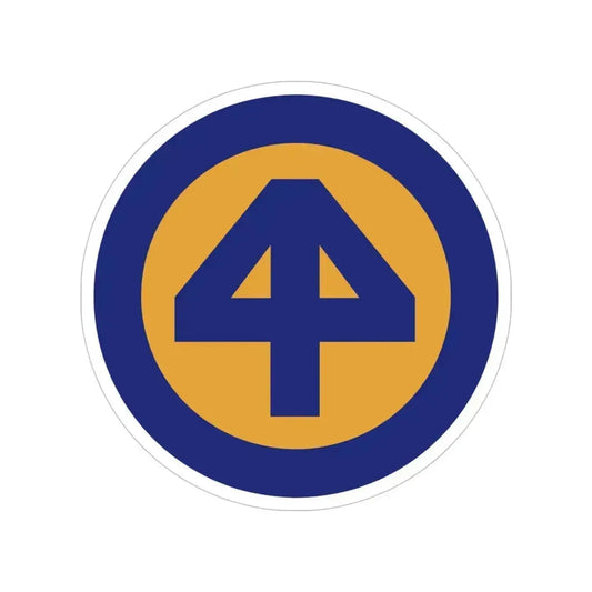 44 INF DIV SSI (U.S. Army) Transparent STICKER Die-Cut Vinyl Decal 6 Inch - The Sticker Space
