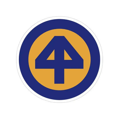 44 INF DIV SSI (U.S. Army) Transparent STICKER Die-Cut Vinyl Decal 6 Inch - The Sticker Space