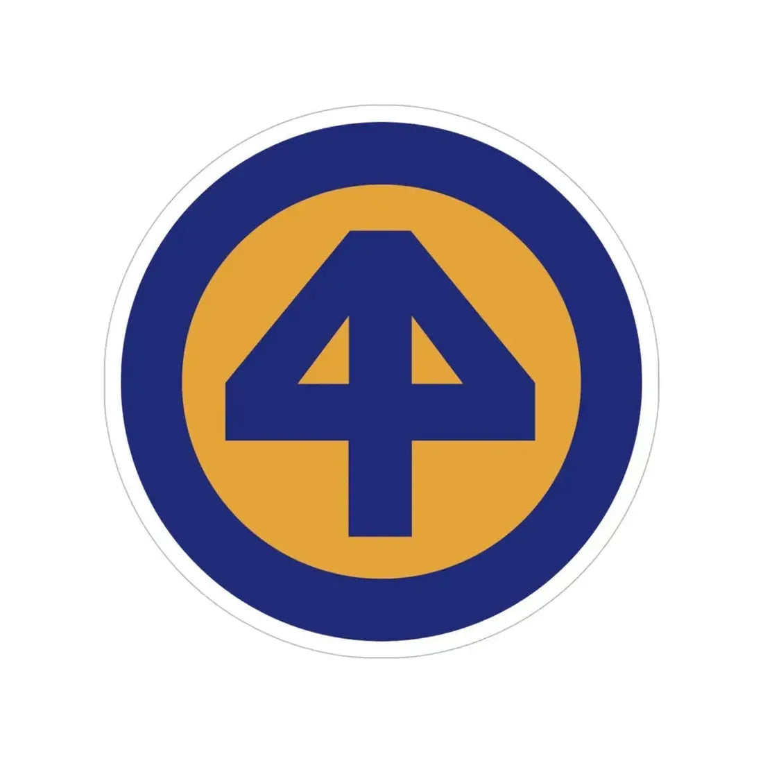 44 INF DIV SSI (U.S. Army) Transparent STICKER Die-Cut Vinyl Decal - The Sticker Space