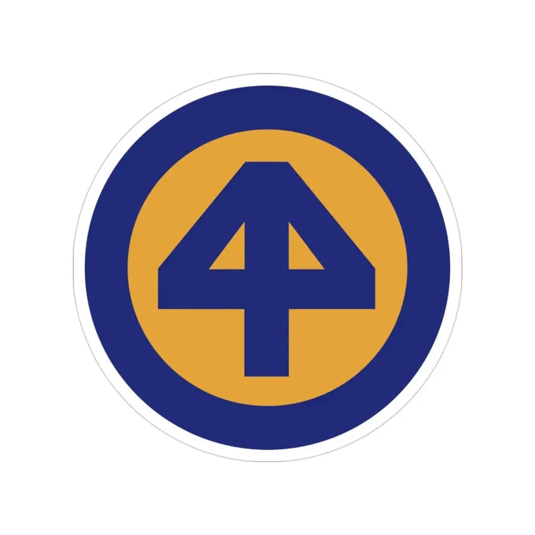 44 INF DIV SSI (U.S. Army) Transparent STICKER Die-Cut Vinyl Decal - The Sticker Space