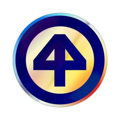 44 INFANTRY DIVISION SSI (U.S. Army) Holographic STICKER Die-Cut Vinyl Decal 5 Inch Holographic - The Sticker Space