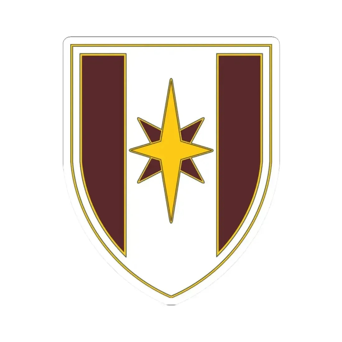 44 Medical Brigade 2 (U.S. Army) STICKER Vinyl Kiss-Cut Decal 2 Inch White - The Sticker Space