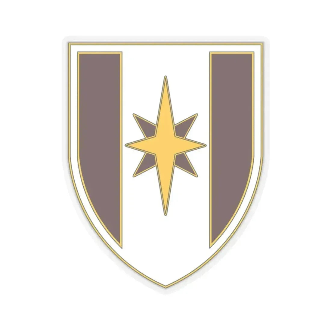44 Medical Brigade 2 (U.S. Army) STICKER Vinyl Kiss-Cut Decal 3 Inch Transparent - The Sticker Space