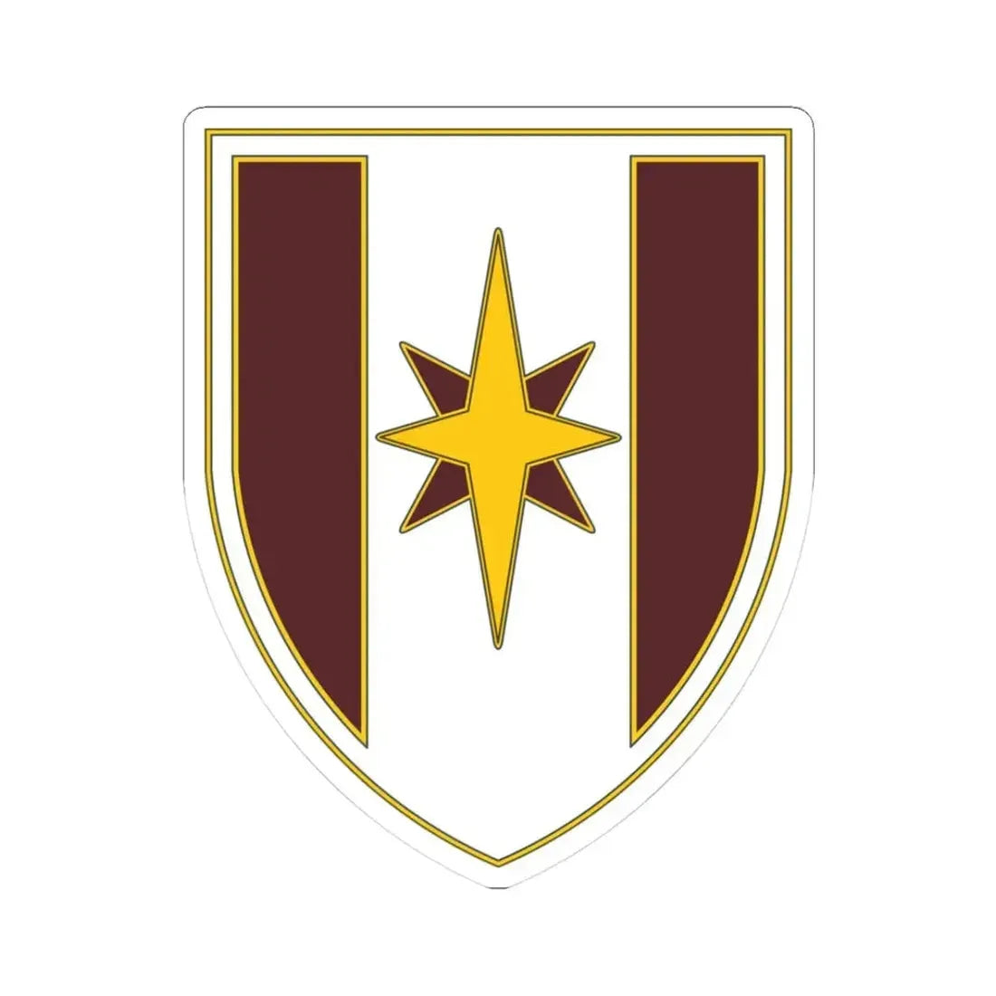 44 Medical Brigade 2 (U.S. Army) STICKER Vinyl Kiss-Cut Decal 3 Inch White - The Sticker Space