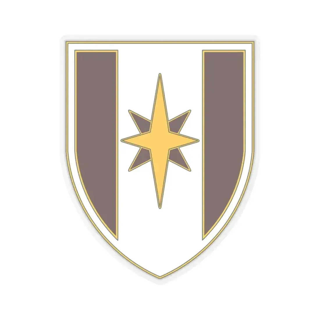 44 Medical Brigade 2 (U.S. Army) STICKER Vinyl Kiss-Cut Decal 4 Inch Transparent - The Sticker Space