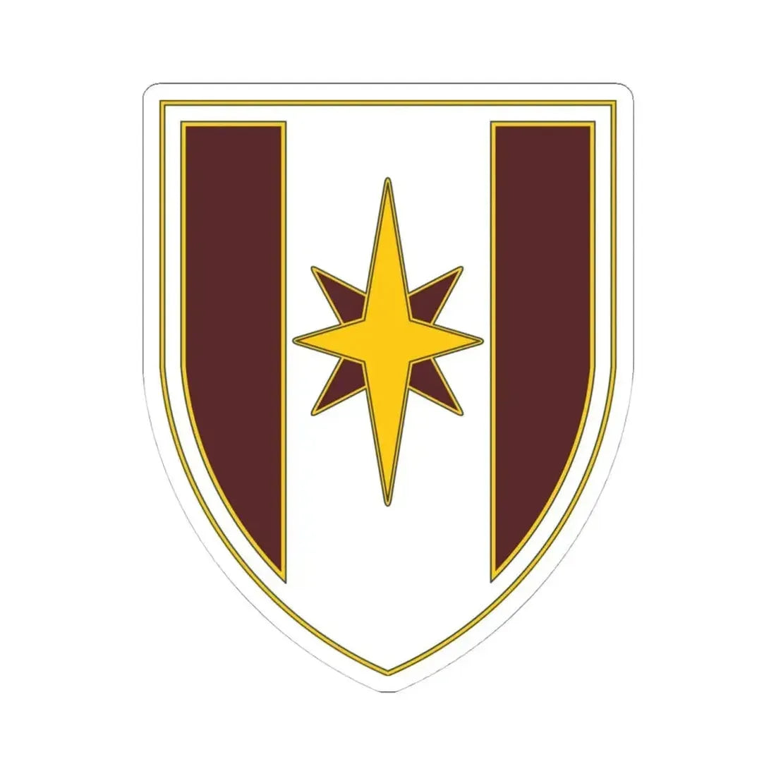 44 Medical Brigade 2 (U.S. Army) STICKER Vinyl Kiss-Cut Decal 4 Inch White - The Sticker Space