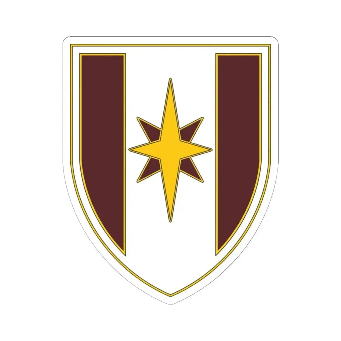 44 Medical Brigade 2 (U.S. Army) STICKER Vinyl Kiss-Cut Decal 6 Inch White - The Sticker Space