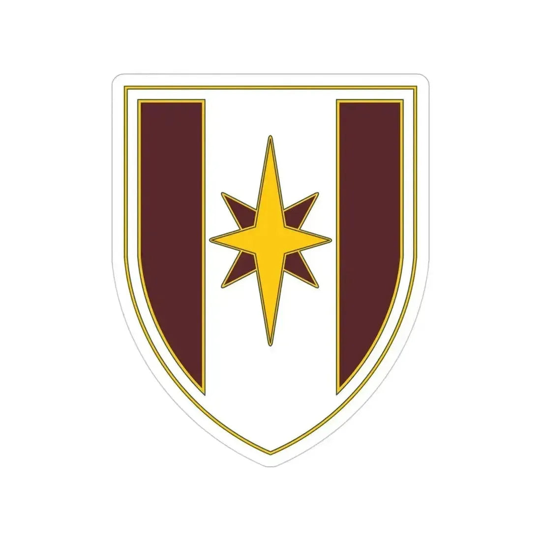 44 Medical Brigade 2 (U.S. Army) Transparent STICKER Die-Cut Vinyl Decal 4 Inch - The Sticker Space