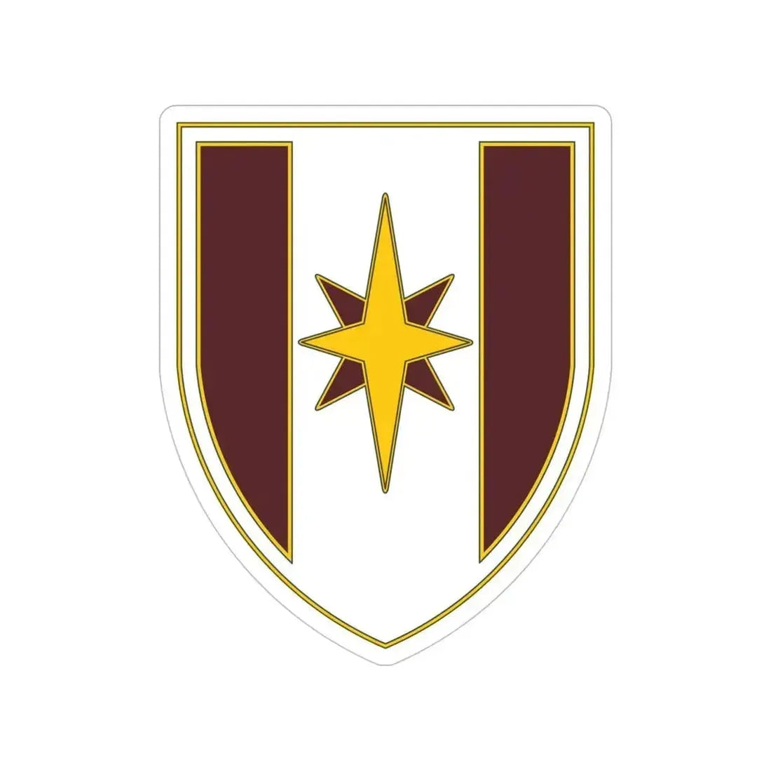 44 Medical Brigade 2 (U.S. Army) Transparent STICKER Die-Cut Vinyl Decal 5 Inch - The Sticker Space