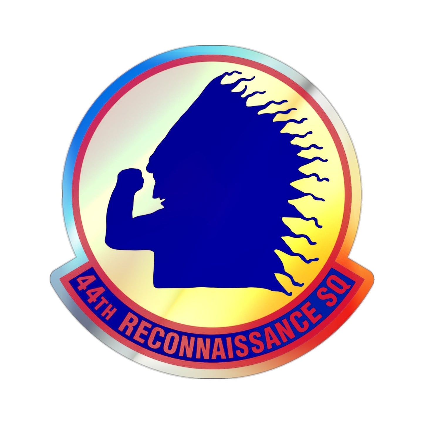 44 Reconnaissance Squadron ACC (U.S. Air Force) Holographic STICKER Die-Cut Vinyl Decal-2 Inch-The Sticker Space