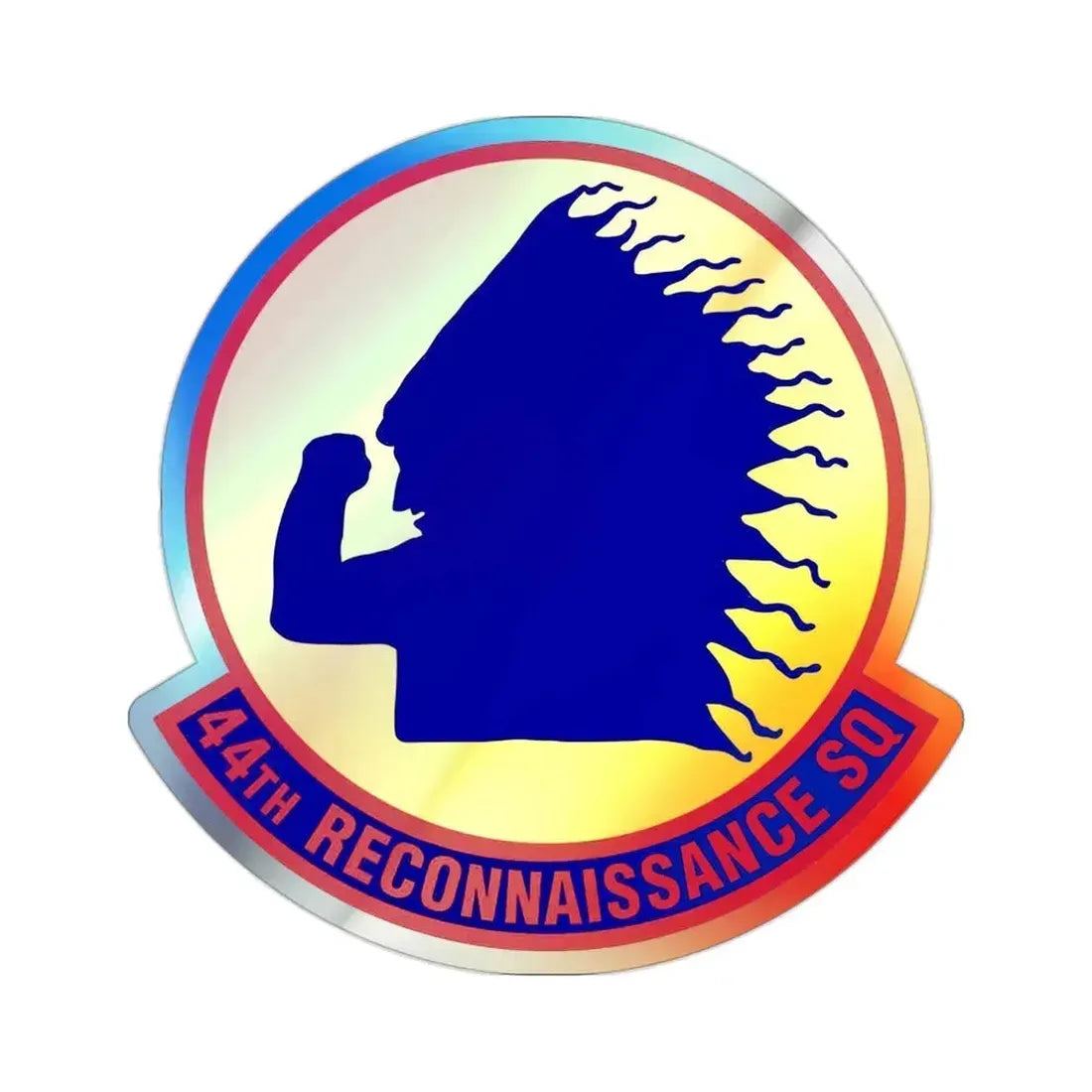 44 Reconnaissance Squadron ACC (U.S. Air Force) Holographic STICKER Die-Cut Vinyl Decal 2 Inch Holographic - The Sticker Space