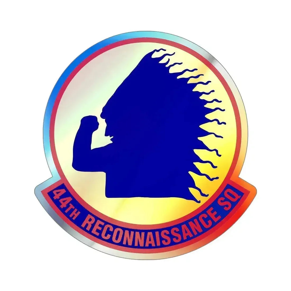 44 Reconnaissance Squadron ACC (U.S. Air Force) Holographic STICKER Die-Cut Vinyl Decal 5 Inch Holographic - The Sticker Space