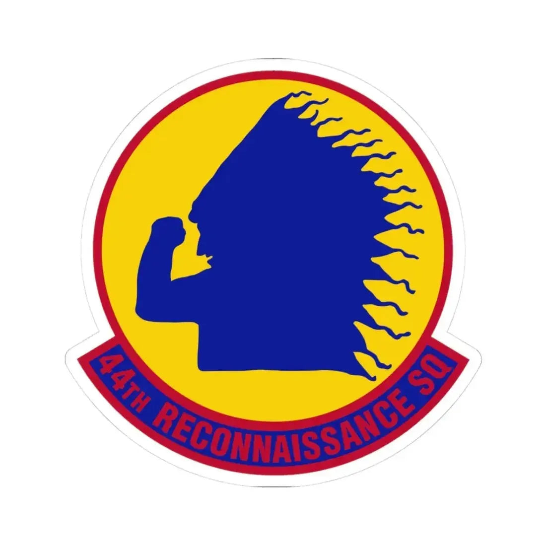 44 Reconnaissance Squadron ACC (U.S. Air Force) STICKER Vinyl Kiss-Cut Decal 3 Inch White - The Sticker Space
