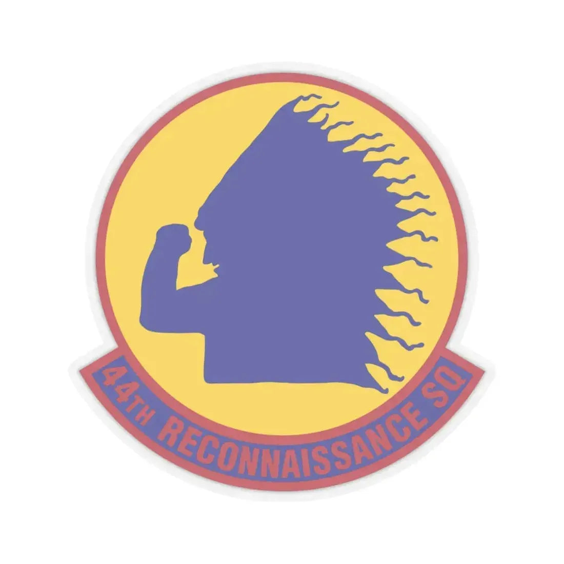 44 Reconnaissance Squadron ACC (U.S. Air Force) STICKER Vinyl Kiss-Cut Decal 6 Inch Transparent - The Sticker Space