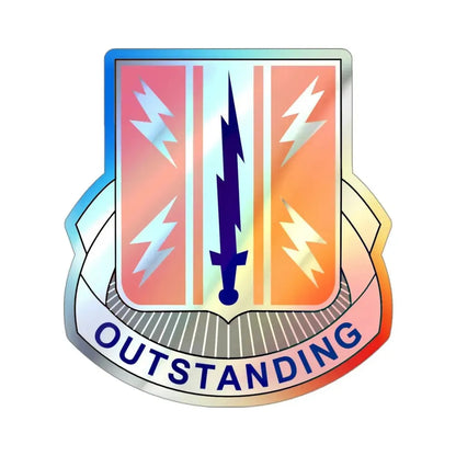 44 Signal Battalion (U.S. Army) Holographic STICKER Die-Cut Vinyl Decal - The Sticker Space