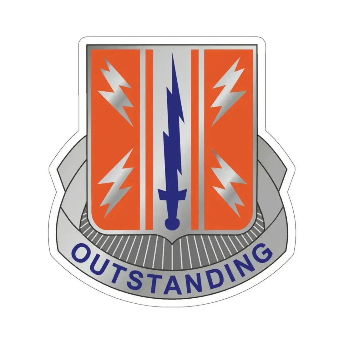 44 Signal Battalion (U.S. Army) STICKER Vinyl Die-Cut Decal 6 Inch - The Sticker Space